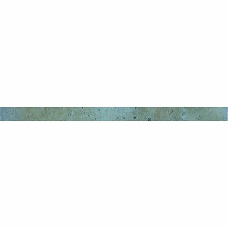APOLLO TILE Antiek 1.25 in. x 7.9 in. Glossy Blue Ceramic Pencil Tile Trims 0.7 sq. ft./case, 10PK MOD88SKYPENA